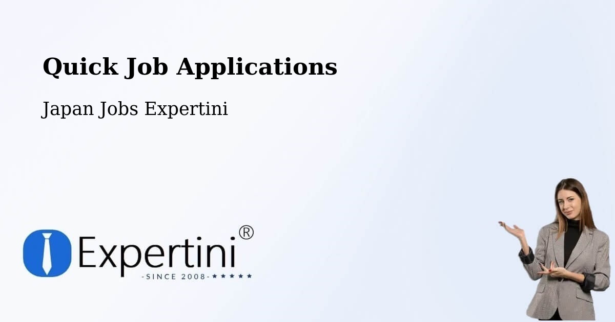 Quick Apply Feature – Fujioka - Japan Jobs Expertini